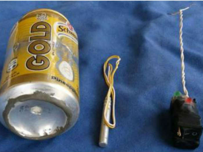 The edition of the'Dabiq magazine published in English by an Isis media arm claims the plane was bombed using an improvised explosive device hidden inside a can of Schweppes Gold pineapple juice