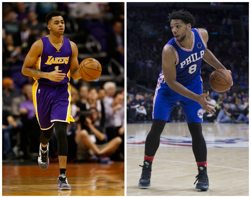 D'Angelo Russell and Jahlil Okafor