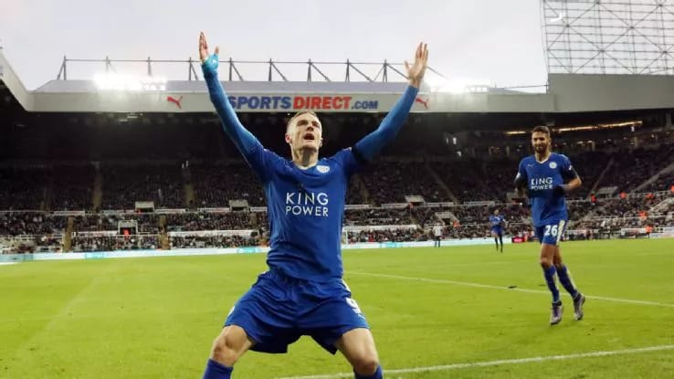 Jamie Vardy equals Van Nisterlooy's record at St James Park