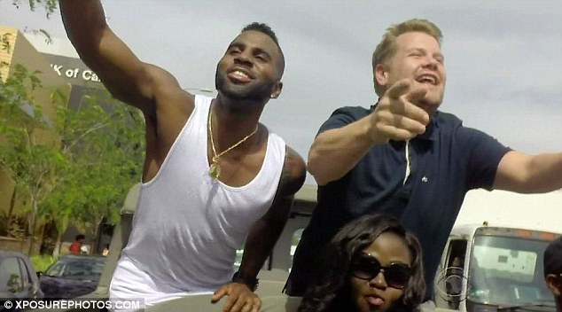 Bedroom banter! James Corden's latest celebrity chauffeuring clip is sure to be just as big a hit as previous instalments as the comedian quizzes Jason Derulo over his antics in the bedroom