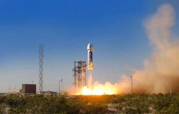 Jeff Bezos New Shepard Blue Origin