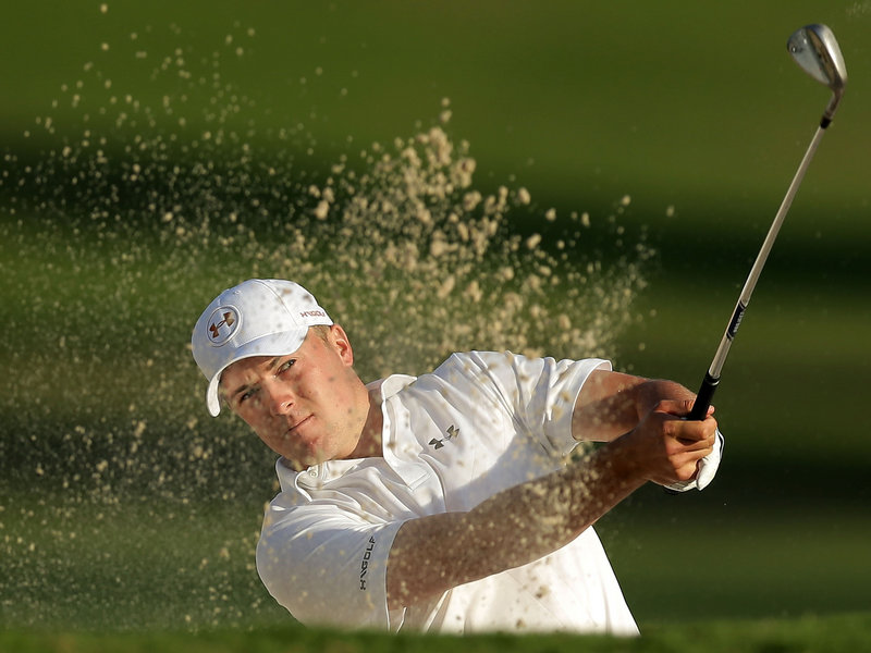 Jordan Spieth is five shots behind the leader after round one in Sydney