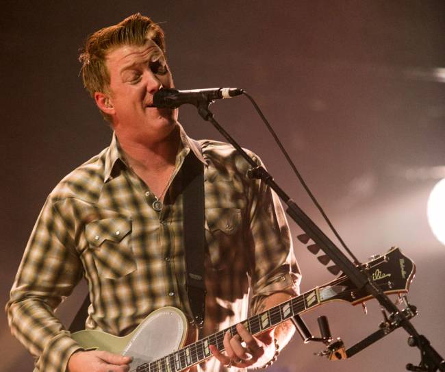 Josh Homme of Queens of the Stone Age performs in Los Angeles