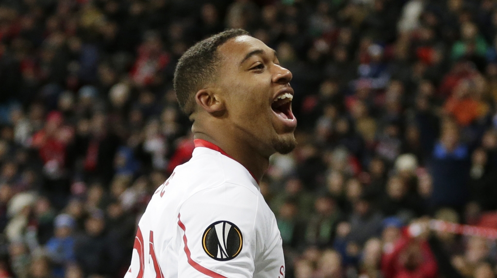 Football- Rubin Kazan v Liverpool- UEFA Europa League Group Stage- Group B- The Kazan Arena Kazan Russia- 5/11/15 Jordon Ibe celebrates after scoring the first goal for Liverpool Action Images via Reuters  Henry Browne Livepic EDITORIAL USE ONLY