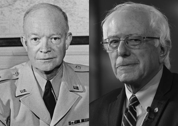 Bernie Sanders Dwight Eisenhower