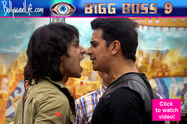 Bigg Boss 9 Prince Narula and Rishabh Sinha nearly come to BLOWS – watch video