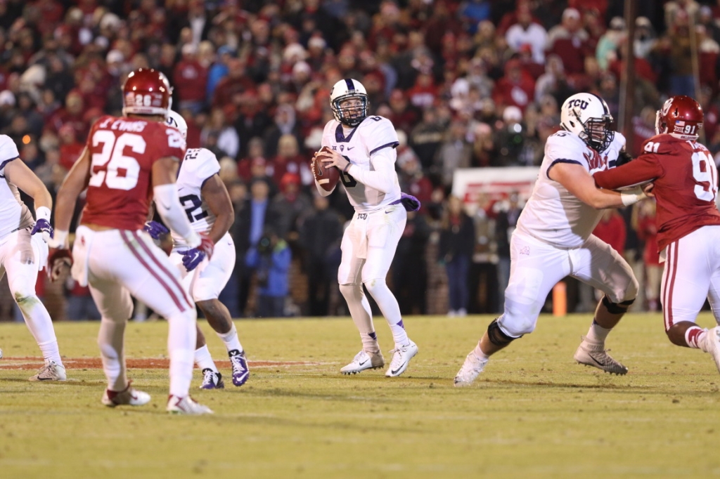 TCU fell to Oklahoma 30-29 in Norman Oklahoma Saturday night