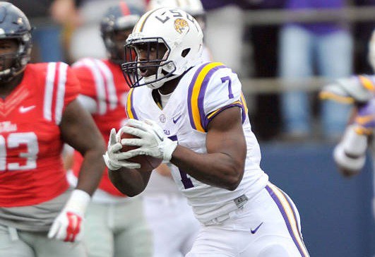 LSU running back Leonard Fournette