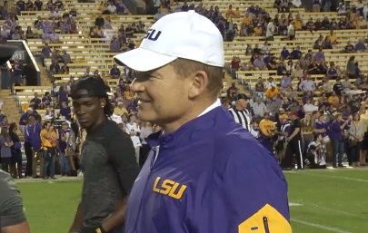 LSU Announces Miles Will Remain Head Coach After A&M Win