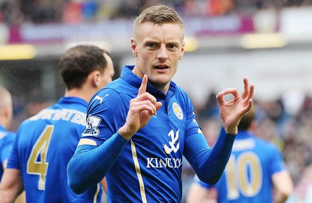 Leicester City striker Jamie Vardy