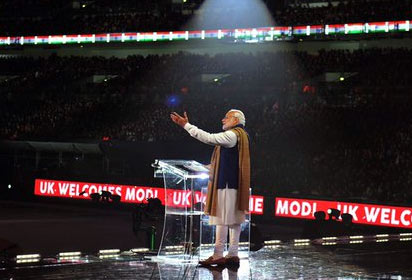 India PM Narendra Modi to give Wembley Stadium speech to 60000 during UK visit