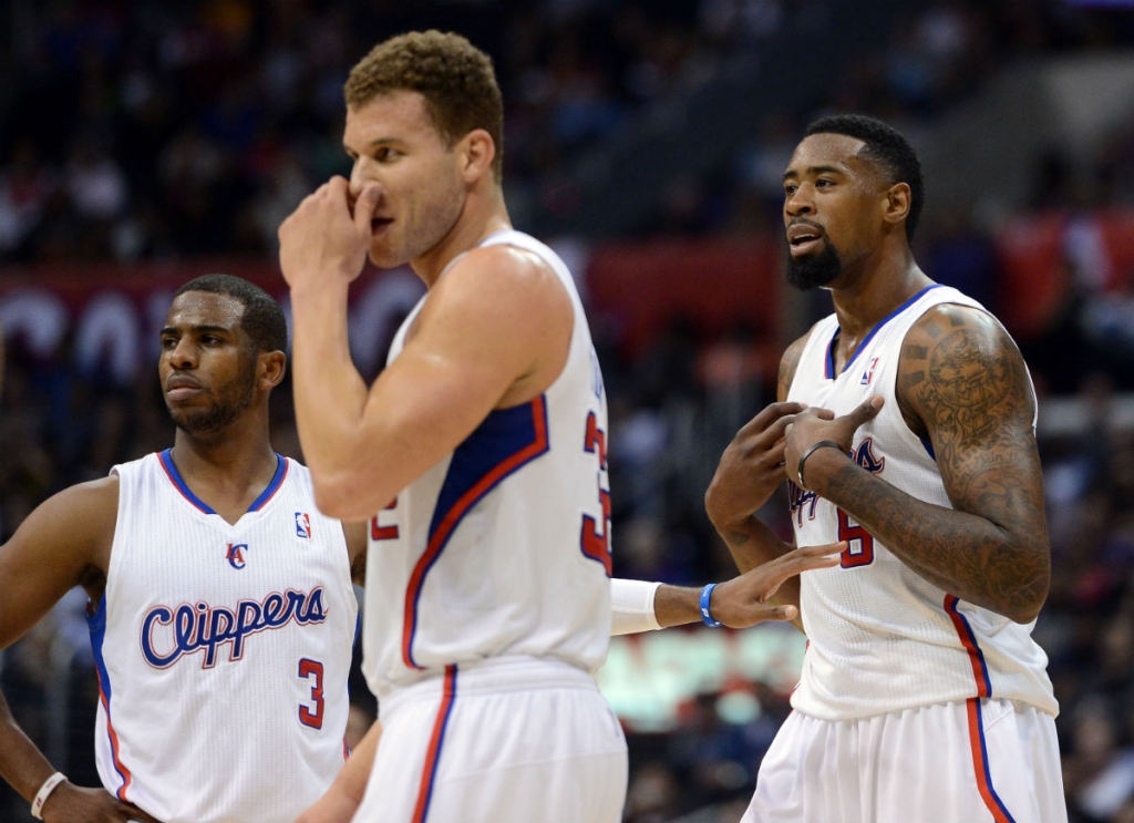 Los Angeles Clippers&#039 Big Three of Chris Paul Blake Griffin and De Andre Jordan