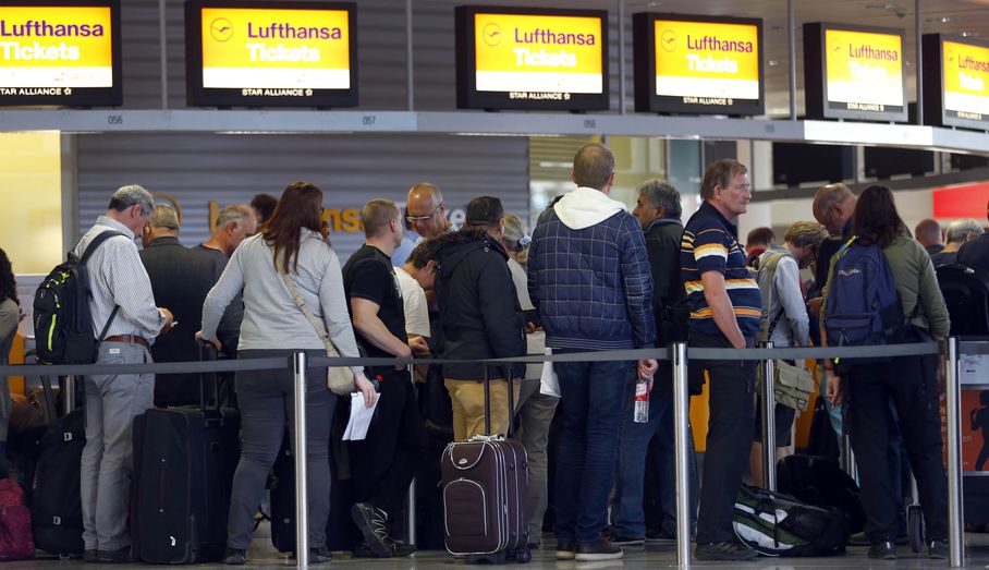 Almost 60000 passengers grounded as Lufthansa staff start longest-ever strike