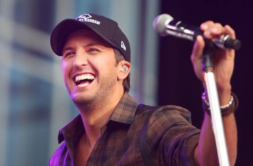 Luke Bryan performs on ABC's'Good Morning America outside of the Bridgestone Arena ahead of the CMA Awards in 2013