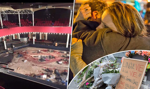 Inside the Bataclan theatre