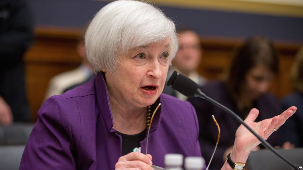 Federal Reserve Chair Janet Yellen testifies on Capitol Hill in Washington Nov. 4 2015 at the House Financial Services Committee hearing on banking supervision and regulation