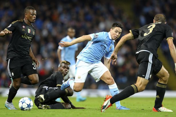 Paul Pogba tackles Samir Nasri