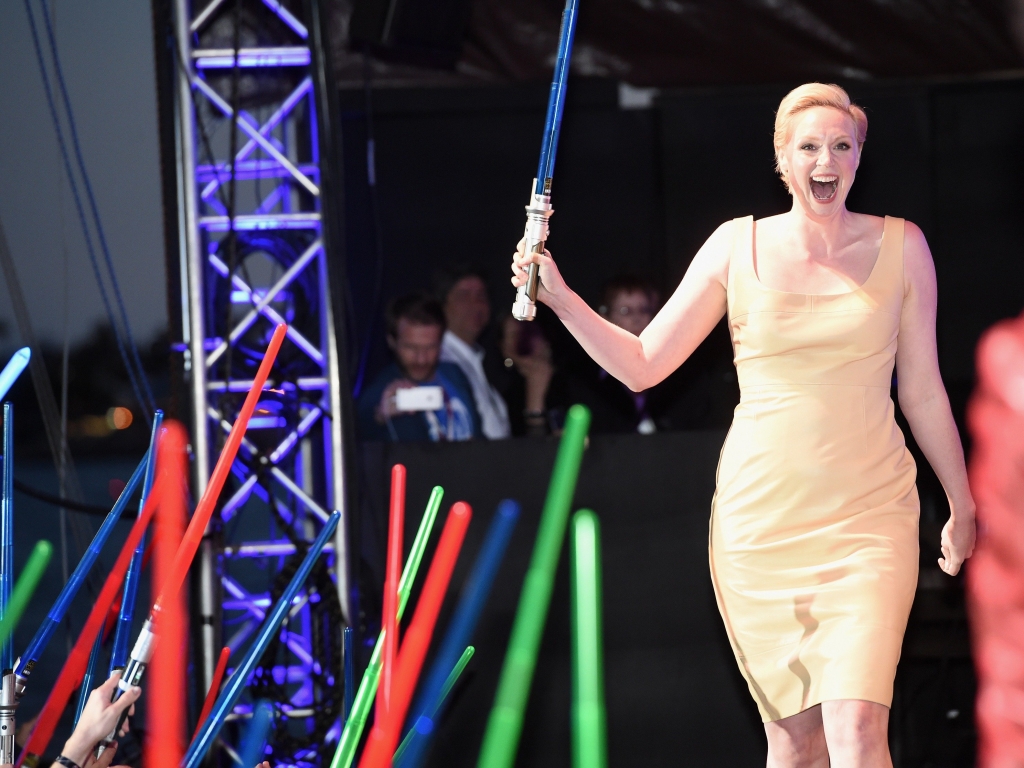 Gwendoline Christie star wars sdcc