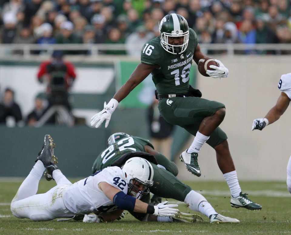 Nittany Lions routed by No. 6 Michigan State 55-16