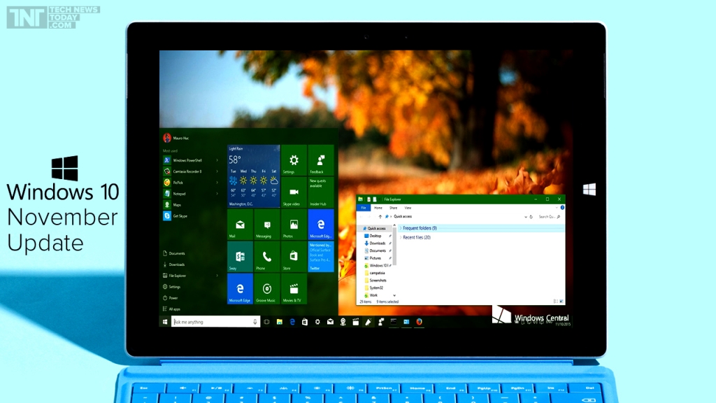 Microsoft Corporation Strives For Betterment With Windows 10 November Update