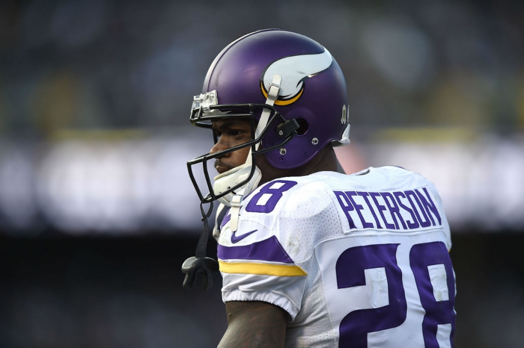 Minnesota Vikings running back Adrian Peterson