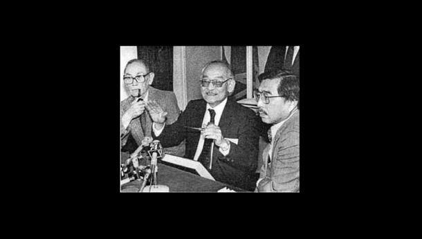 Minoru Yasui with Fred Korematsu and Gordon Hirabayashi