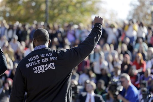 Hunter Park, white male, accused of making terror threats against black U. of