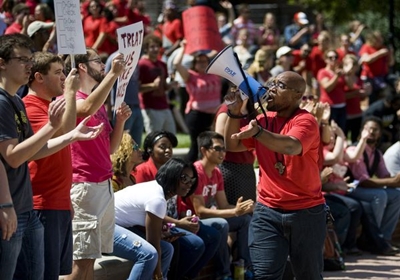 Striking Mizzou Football Team Wants President Out Over Wave of Racism