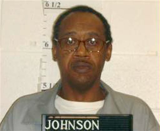 Missouri Department of Corrections shows Ernest Johnson. Johnson was convicted of killing three Columbia Mo. convenience store workers with a claw hammer in 1994