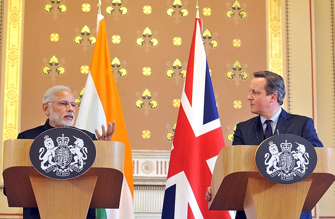 In UK Modi opens up on intolerance says it's unacceptable