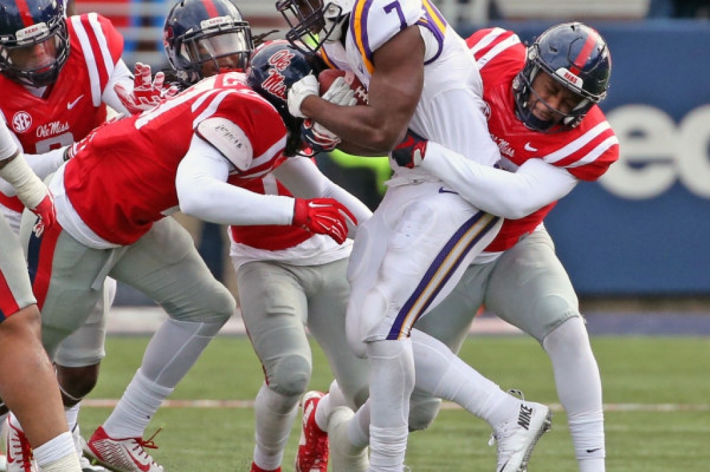 Ole Miss contains Fournette beats LSU 38-17 to take Magnolia Bowl Trophy