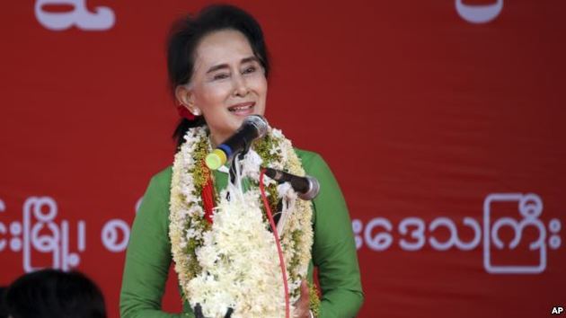 Nepali Congress President Koirala congratulates Aung San Suu Kyi