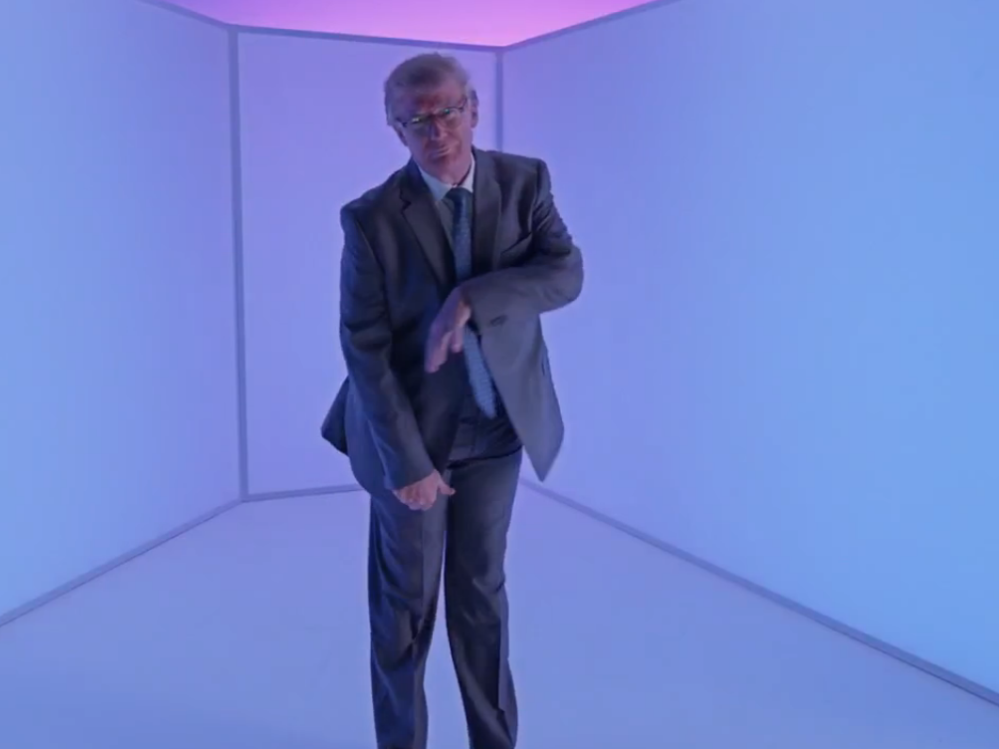 NBC  screengrabDonald Trump dancing to'Hotline Bling