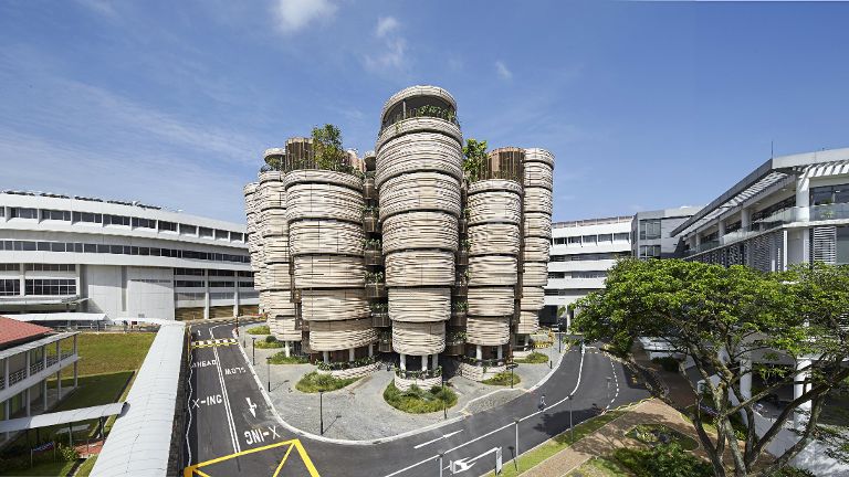 NTU's newest building The Hive where the flipped classroom pedagogy is being implemented