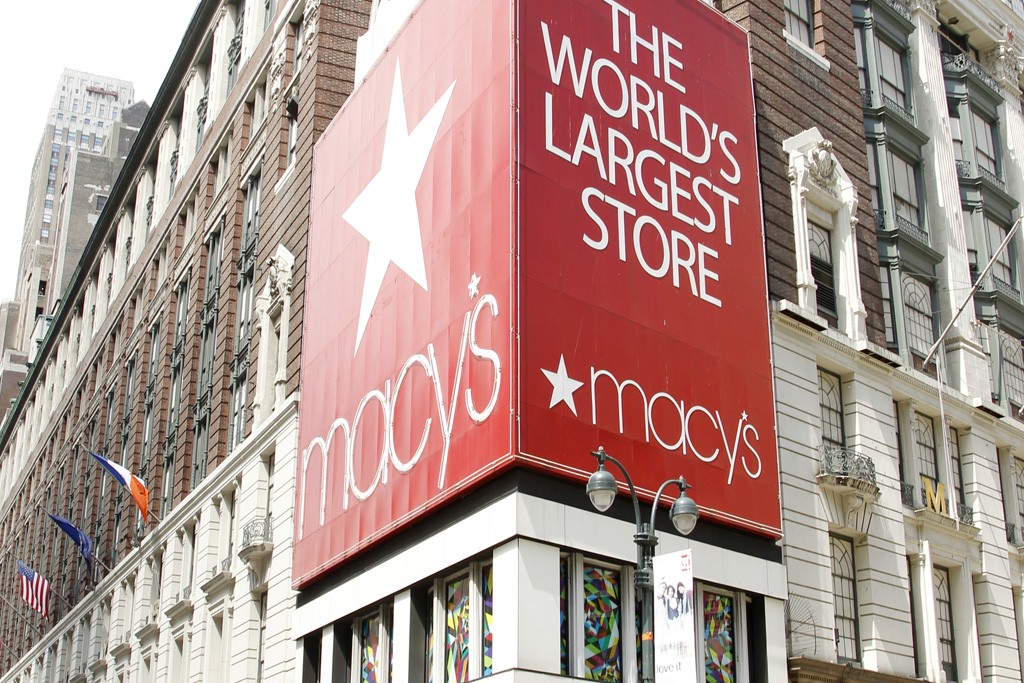 A view outside the Macy's store in Herald Square