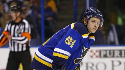 Vladimir Tarasenko was the overtime hero for St Louis