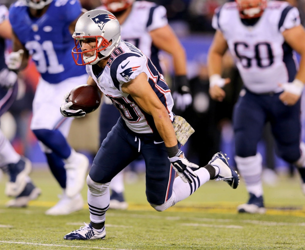 New England Patriots wide receiver Danny Amendola