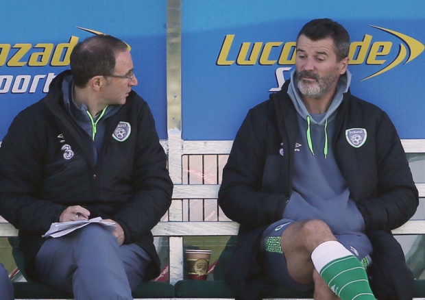 Martin O'Neill and Roy Keane