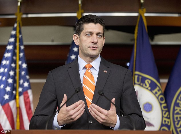 Newly elected House speaker Paul Ryan at a Nov. 6 press conference on Capitol Hill