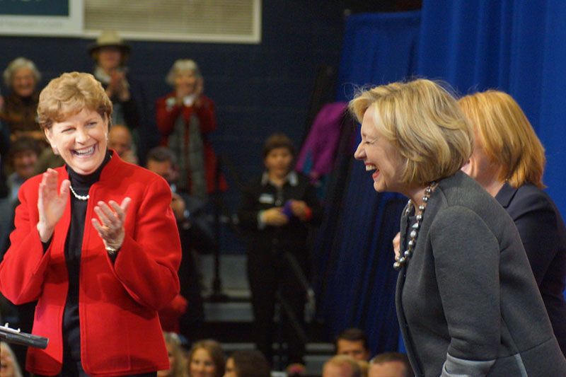 Clinton Laughs At 'Strangle Fiorina' Outburst