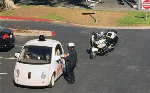 A Cop Pulled Over Google's Self-Driving Car For 'Not Speeding'