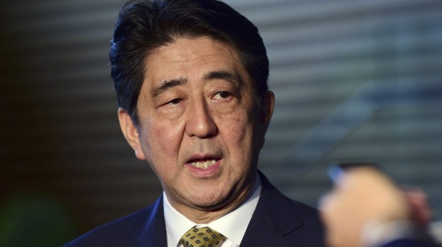 No turkey Japanese Prime Minister Shinzo Abe