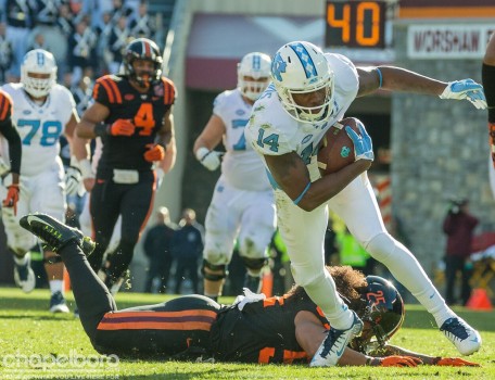 Quinshad Davis, the all-time leading receiver in UNC history added another chapter to his story with his walk-off touchdown catch against VT