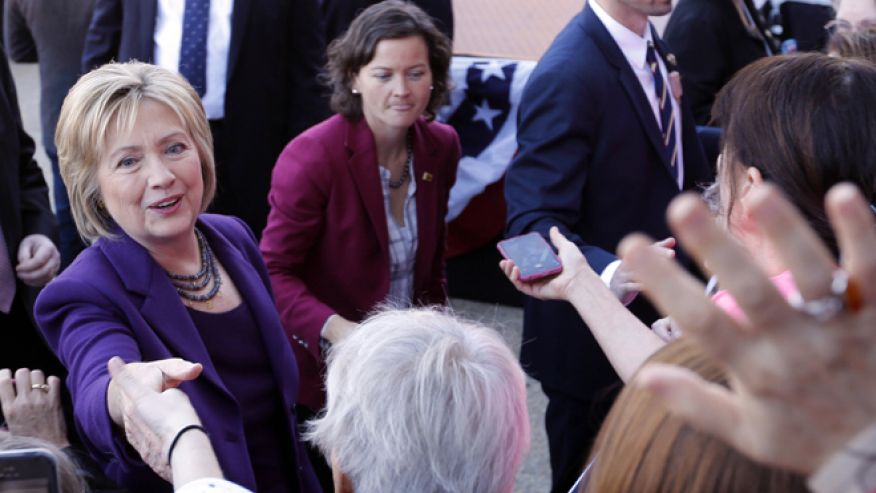 Nov. 9 2015 Democratic presidential candidate Hillary Clinton in Concord N.H