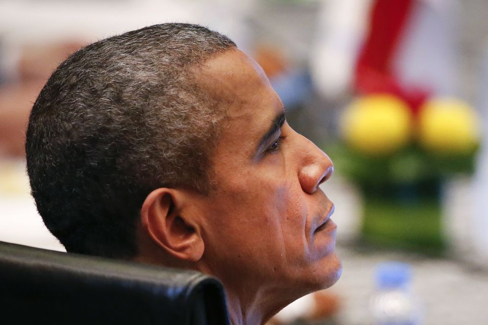 President Barack Obama speaks during a news conference in Kuala Lumpur Malaysia Sunday Nov. 22 2015. In Southeast Asia Obama has taken a softer tone on human rights and corruption in a part of the world that rights groups claim is rife with abuses