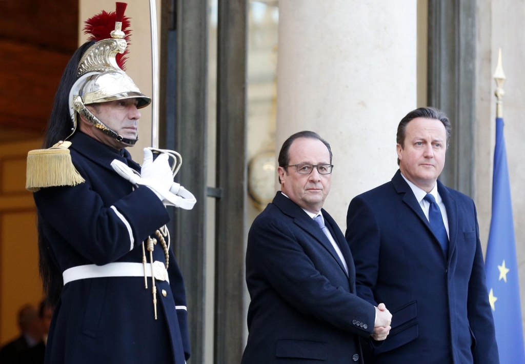 French UK leaders pay homage at concert venue