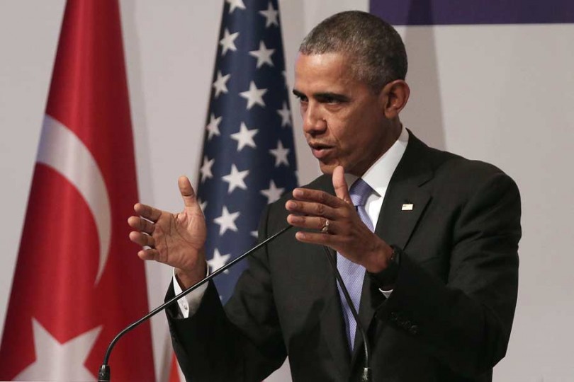 President Obama speaks to the media during his closing press conference on day two of the G20 Turkey Leaders Summit