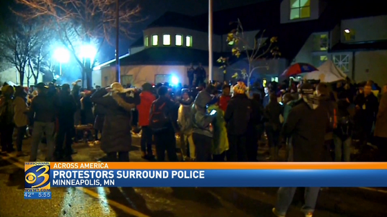 Encampment set up around police station in Minneapolis story image