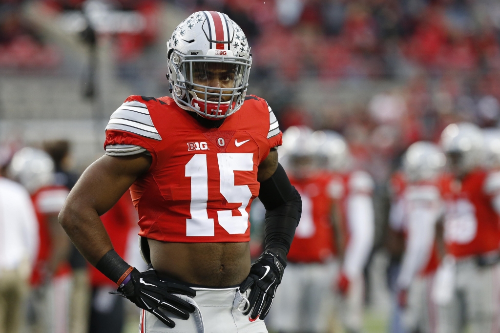 Nov 21 2015 Columbus OH USA Ohio State Buckeyes running back Ezekiel Elliott stands on the field prior to the Buckeyes&#039 game against the Michigan State Spartans at Ohio Stadium. Mandatory Credit Geoff Burke-USA TODAY Sports