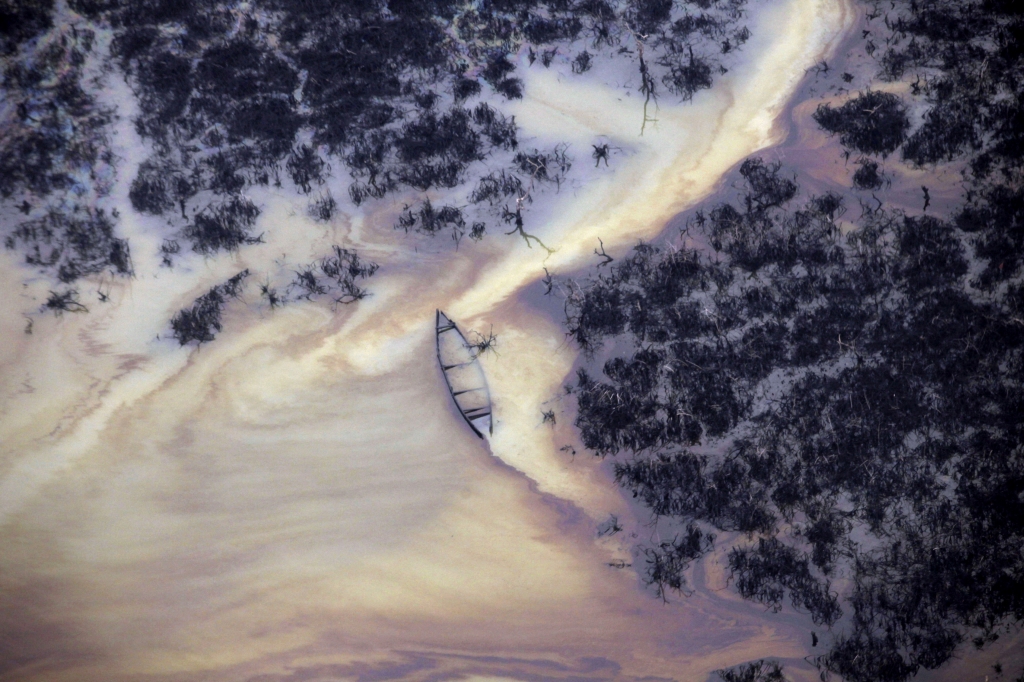 Oil spills still polluting the Niger Delta